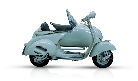 Vespa con sidecar